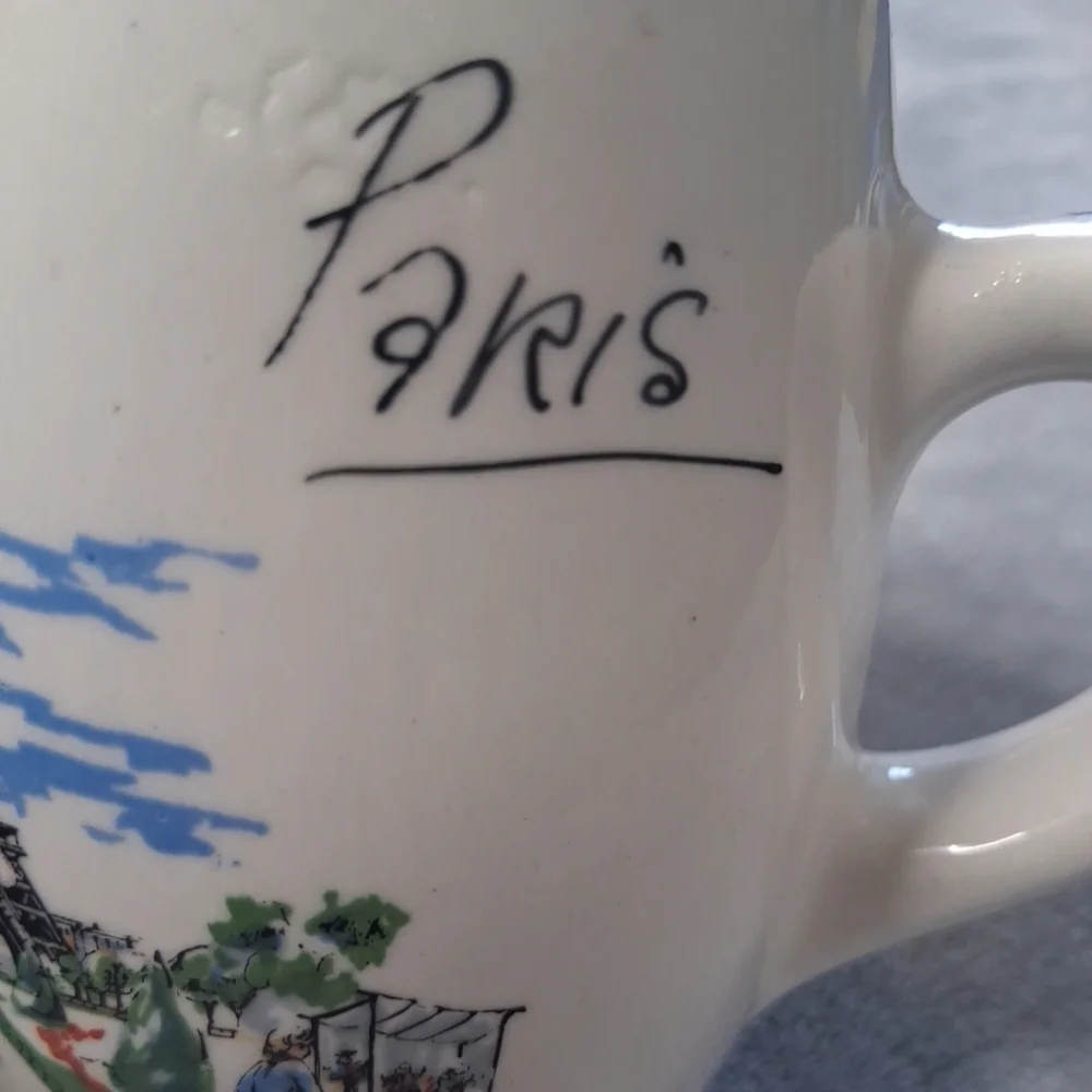 La Tour Eiffel Paris Souvenir Ceramic Coffee Cup